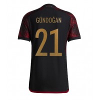 Camiseta Alemania Ilkay Gundogan #21 Visitante Equipación Mundial 2022 manga corta